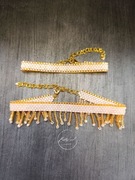 Bransoletka na rękę i na nogę z koralików handmade 