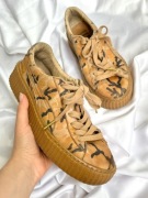 Skórzane buty puma Fenty Rihanna moro karmelowe 40,5 wiązane sznurowane