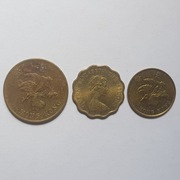 Monety, Hong Kong 50, 20, 10 centów