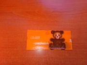 Społem Puchatek czekolada nadziewana Lata 70 puste opakowanie okładka