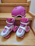 Rolki wroki stomper r. 28  - 32 jak nowe + kask