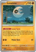 Holo Foil Oryginalna Karta Pokemon Lunatone (MEG 074) Mega Evolution