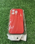 etui silikonowe liquid case do iphone 15 pro - czerwone