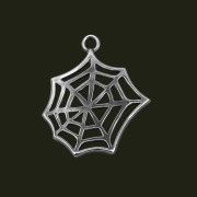 Brelok do Kluczy Srebrna Pajęczyna 