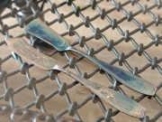 OKA platerowane nożyki, szpatułki do masła i pasztetu Kreuzband + GRATIS 