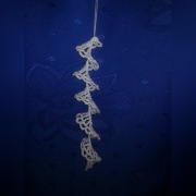 Świderek szydełkowy ozdoby choinkowe rękodzieło