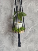 Kwietnik makrama plaster brzozy 105cm