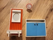 Akcesoria mebelki szafka lampa lustro lundby