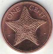 Bahamy 1 cent 1998 - 19 mm nr 1