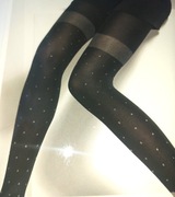 Rajstopy 3/4 Marilyn Czarne Nietuzinkowe 