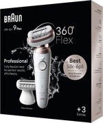 Braun Silk-épil 9 Flex 9-030 3D depilator damski z golarką i trymerem