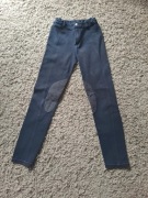 Fouganza Bryczesy 152 skórzany, krótki lej