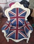 FOTEL / TRON W STYLU BAROKOWYM - DO ODNOWIENIA!!!