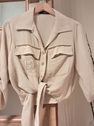 BIBIONE krótka wiązana koszula rozmiar M