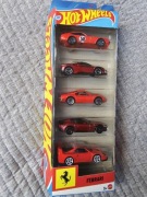 Nowy 5pak hot wheels Ferrari