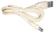 Kabel Zasilający USB na Wtyk DC 5.5mm (5V) - do Elektroniki / Routera / LED