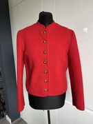 Vintage Giesswein unikatowy żakiet sweter wełniany S/M