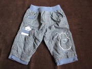 TU spodnie ocieplane jeans 62 68 podszewka zimowe
