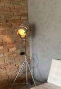 Lampa zabytek teatralna PRL Vintage loft