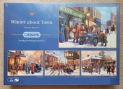 puzzle 4x500 Gibsons - Zima w mieście