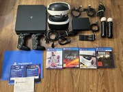 Konsola Sony PS4 Slim VR gogle kamera 2 pady Move Cały zestaw + 4 gry