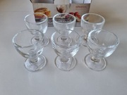 Kieliszki na jajka szklane Edwanex komplet 6 szt.