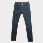 Replay new luz czarne jeansy skinny 29 piękny guzik z kryształkami