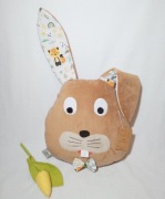 Poduszka przytulanka ZAJĄC wielkanocny kolory