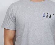 T-shirt szary melanż DEDICATED r.M