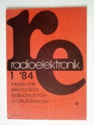 Radioelektronik miesięcznik 1/84  (spis treści na zdjęciu)
