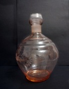 Szklana karafka z korkiem. Vintage