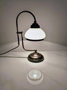 Stara mosiężna lampa stołowa / nocna / biurowa secesja