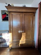 Antyczna francuska szafa dębowa Empire Louis Philippe XIXw.(KOLEKCJA MEBLI)