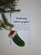 Świąteczny Ogórek na choinkę
