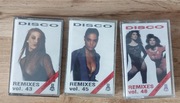 3 kasety magnetofonowe disco remixes Vol. 43, 45, 48