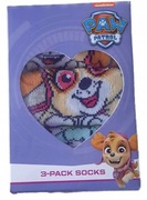 Zestaw skarpetek Skarpetki dla dziewczynki Psi Patrol Skye 3-pack r. 27/30