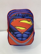 SUPERMAN plecak dla dziecka lekki A4 z efektem 3D
