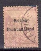 Kolonie ang. Beczuanaland 1885 6p
