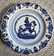 Delft niebieski talerz kolekcjonerski 