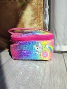 Kosmetyczka dziecięca tęczowa z jednorożcem Claire's club girl's rainbow 