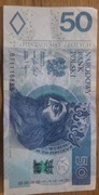 50 zlotych unikalny numer seryjny BT1118888