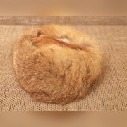 Czapka z naturalnego futra damska roz.S obwód 50cm