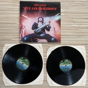 Thin Lizzy - Live and Dangerous 2LP winyl 1ST PRESS UK Vertigo 1978