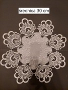 Serwetka do koszyczka Wielkanocnego z gipiurą 