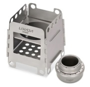 Kuchenka tytanowa LIXADA 2w1 na drewno lub alkohol