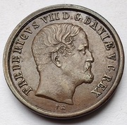 DANIA 1 R.B.Skilling 1853 Fryderyk VII ŁADNA