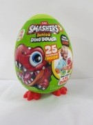 Zuru smashers junior dino dough dinozaur 25 niespodzianek duże jajko xxl