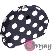 Granatowy organizer do Obag MOON LIGHT grochy białe groszki wnętrze ML OMAY