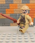 Minifigurka żołnierz Brytyjski WW2 wojsko klocki LEPIN Army no.0137