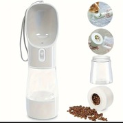 Butelka Na Wodę Dla Zwierząt Domowych Z Przechowywaniem Żywności -